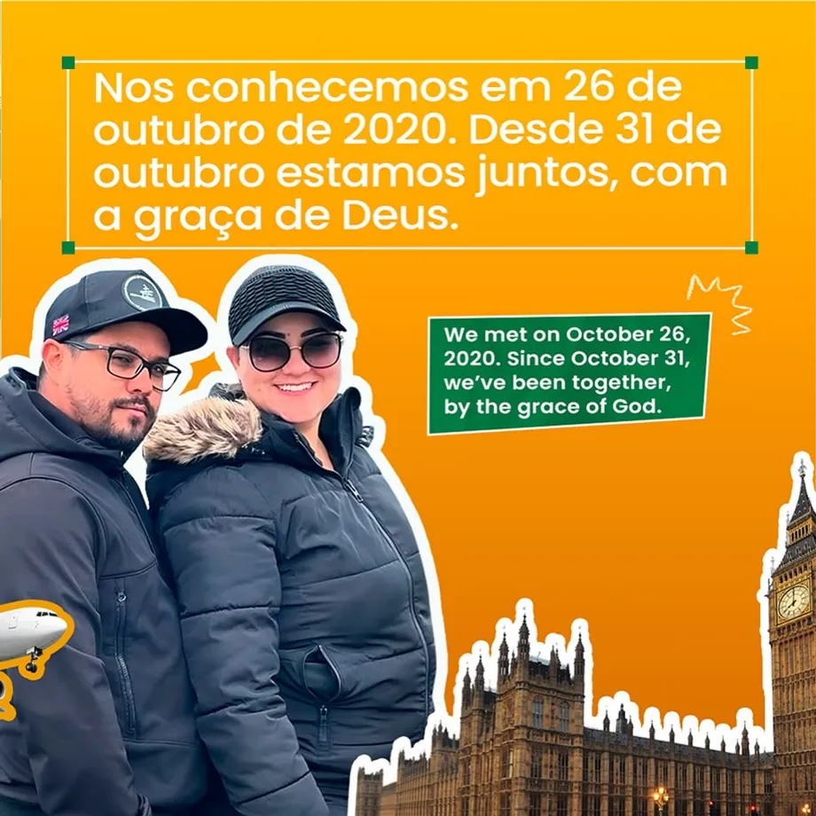 Essa é a nossa história, e ela está só começando💛Deixar o Brasil foi um desafio, mas trouxe a C 3